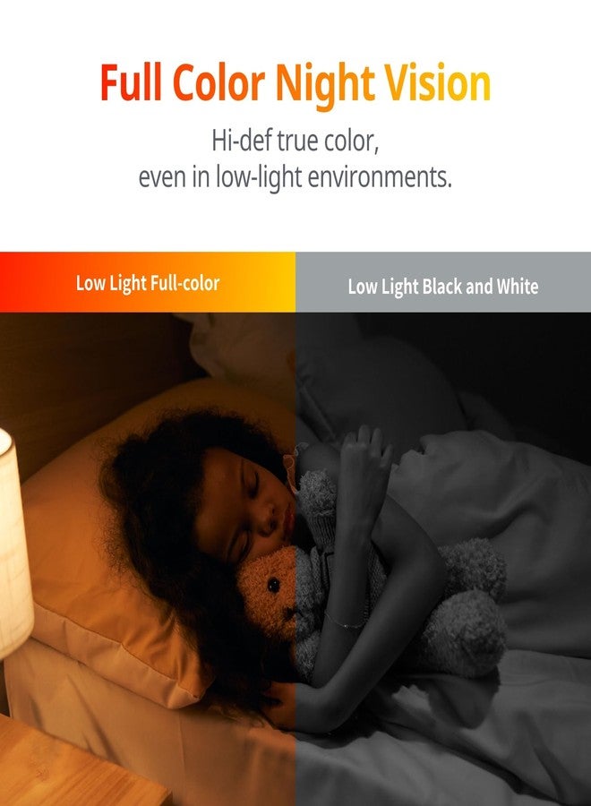 SwitchBot Security Indoor Camera 2K - Pan/Tilt Cam 3MP for Baby Pet Monitor, 2.4G Wi-Fi Plug-in, Night Vision, 2 Way Audio, 360 Motion Tracking, Privacy Mode, Works with Alexa, Cloud & SD Storage 256G - Image 4